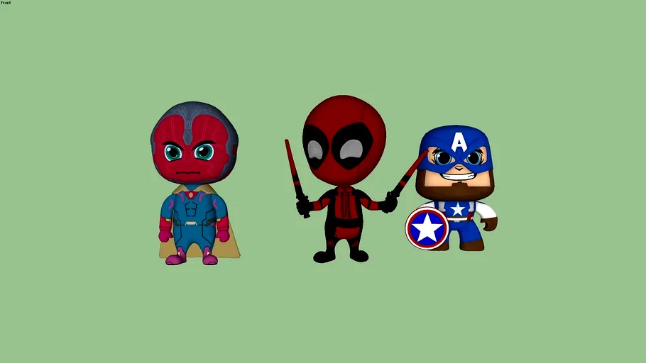 BONECOS MARVEL 2