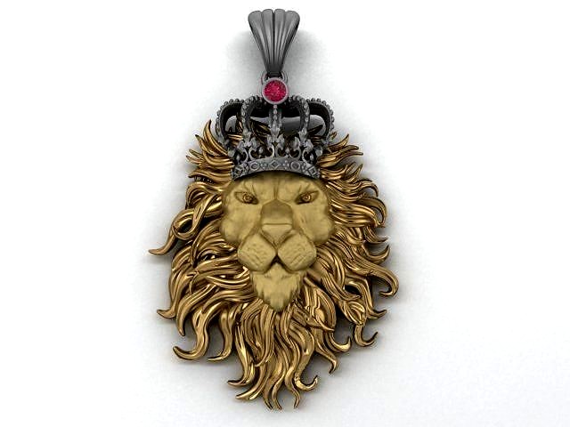 lion  pendant | 3D