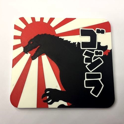 Gojira Coaster | 3D