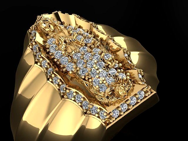 ANILLO VIRGEN DE GUADALUPE | 3D