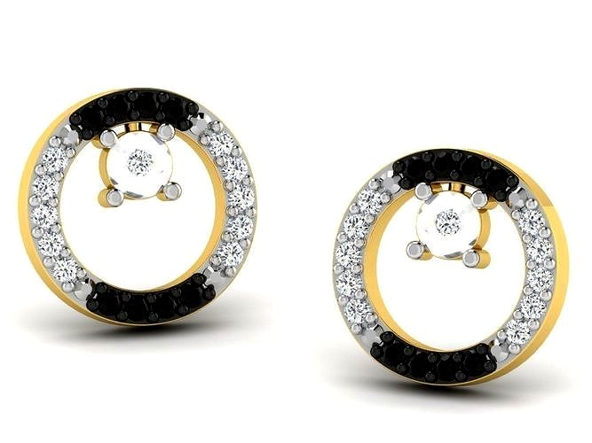 Solitaire Earring | 3D