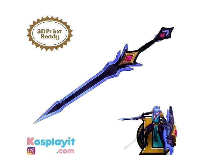 Battle Academia Leona Sword 3D Model League of Legends | 3D