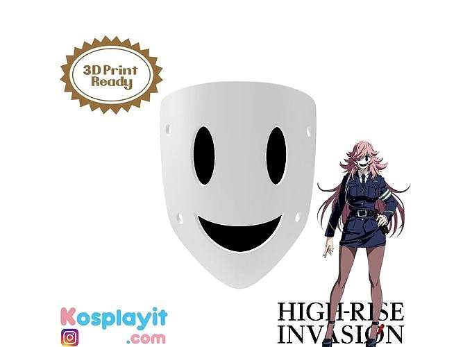 Yayoi Kusakabe Smile Mask 3D Model | 3D