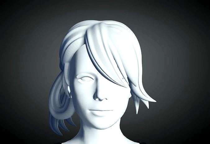 3D Hair style for Female 93 3D model | 3D