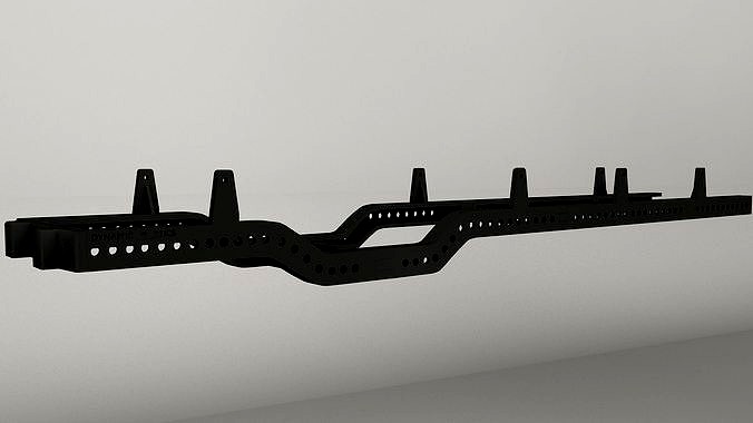 3D printable truck chassis frame 8x8 | 3D