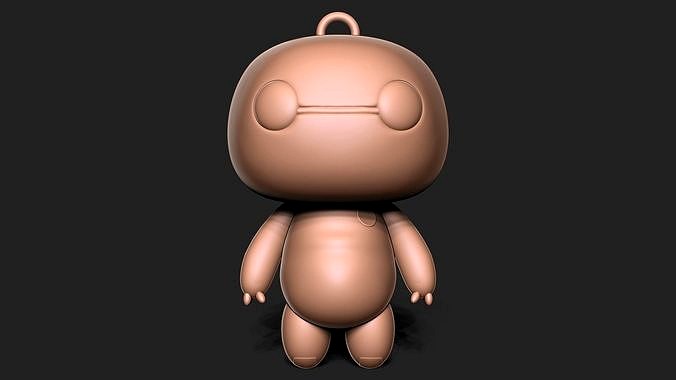 Big hero 6 - Baymax Keychain | 3D