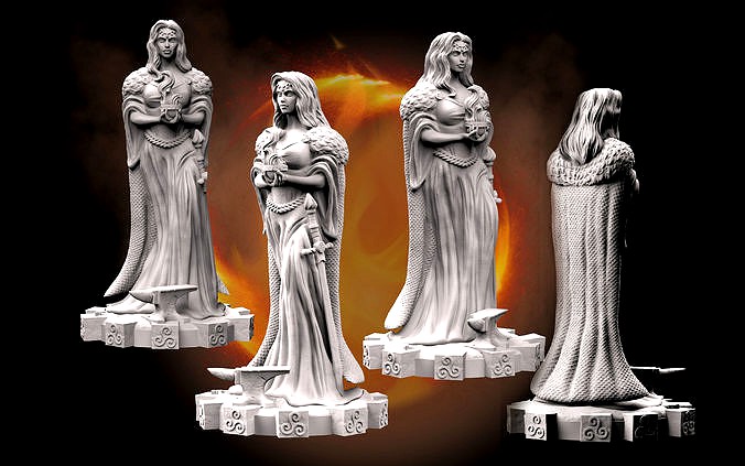 Brigid Goddess | 3D