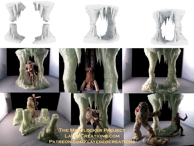 Hoth Ice Cave Diorama | 3D