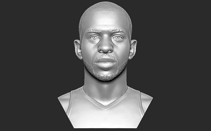 Chris Paul bust for 3D printing | 3D