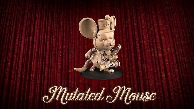 Muted mouse | 3D