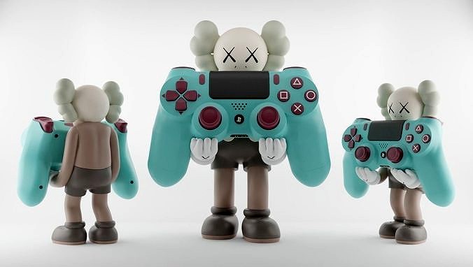 Kaws Control Stand Ps4 Ps5 Textured