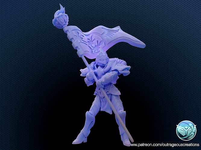 Modular Battle Nun leaders | 3D