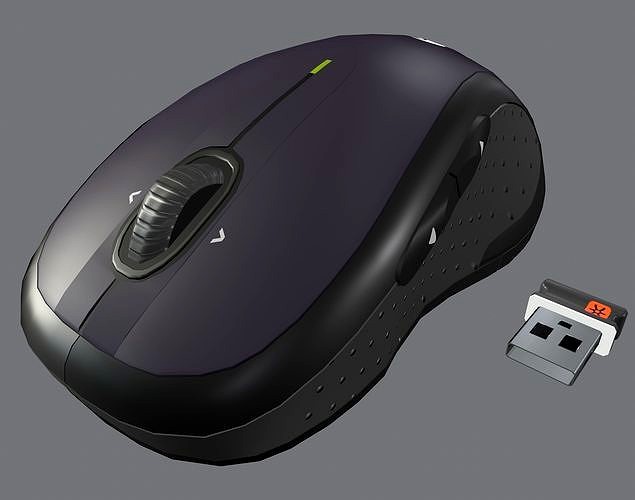 Logitech M510 Wireless Mouse 3d model