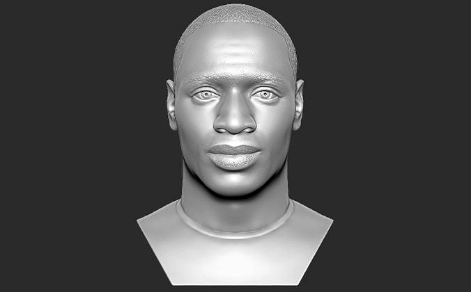 Omar Sy bust for 3D printing | 3D