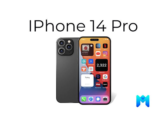 2022 phone 14 Pro concept Game Asset