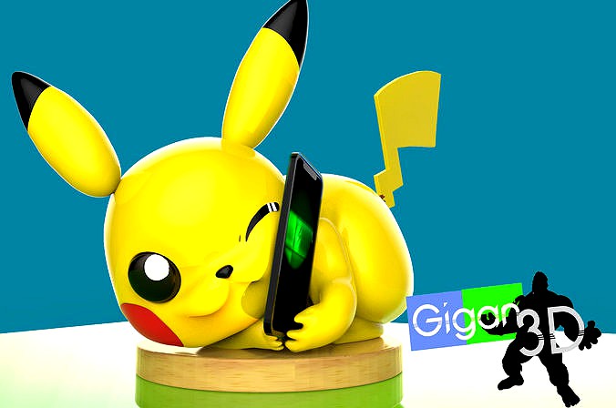Pikachu charger mobile | 3D