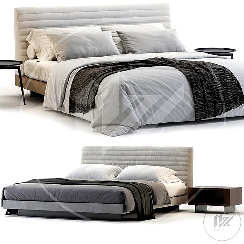 Minotti Roger Bed No2