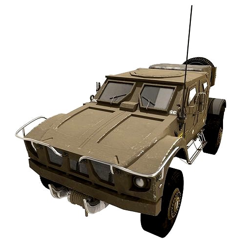 Oshkosh M-ATV Us Army Tactical Vehicle