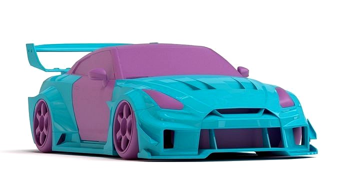 35GT-RR Liberty Walk 3DPrint Kit | 3D