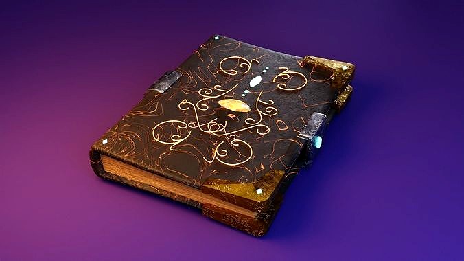 Fantasy magic book