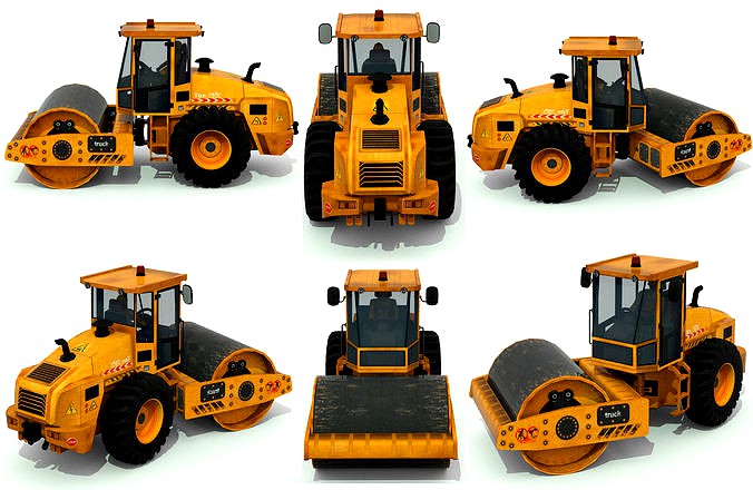 Road roller truck 2
