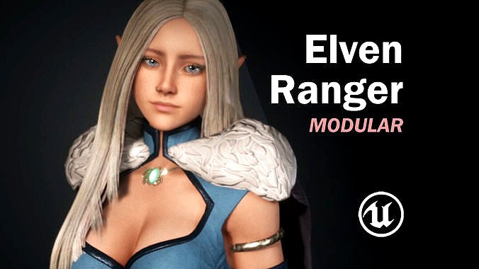 Elven Ranger - Game Ready Character for Unreal Engine