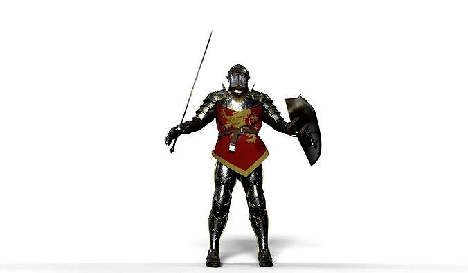 Knight With Sword and Shield