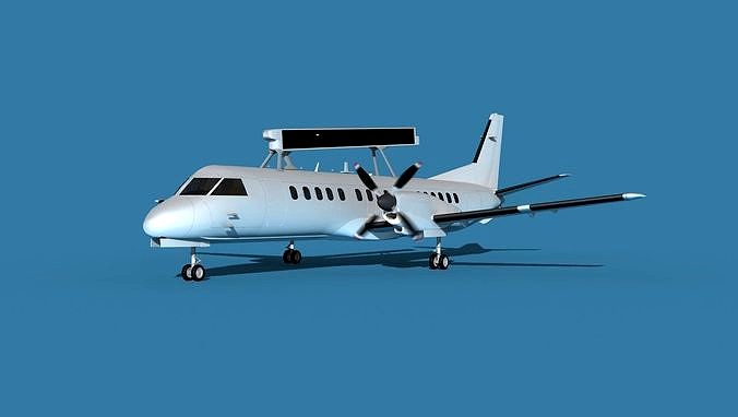 SAAB SF2000 AEWAC V00 Bare Metal