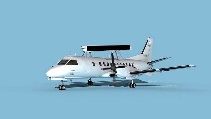SAAB SF340 AEWAC V07 Royal Thai
