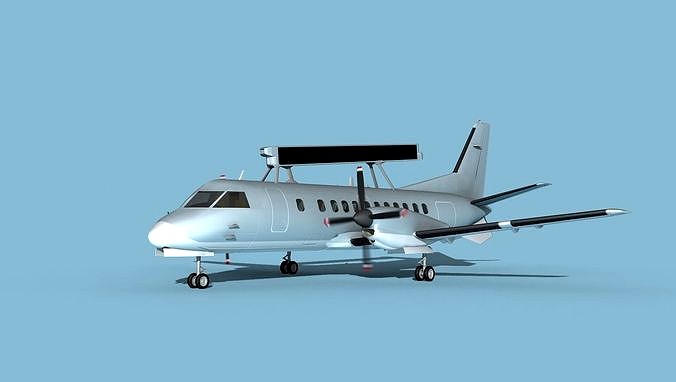 SAAB SF340 AEWAC V03 Unmarked