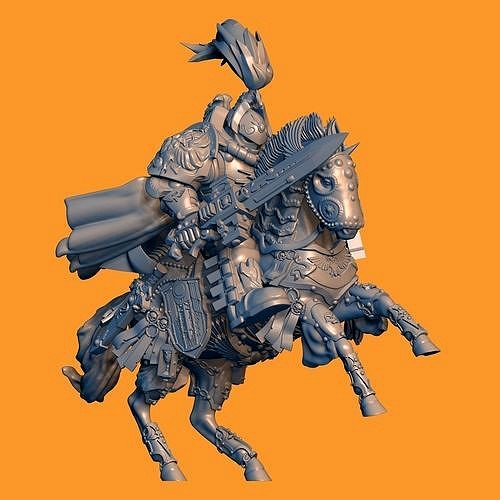 Adeptus Custodes Horses Guard  | 3D