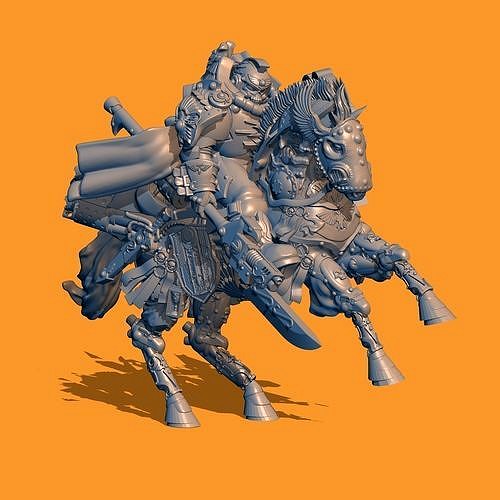 Adeptus Custodes Horses Guard CyberRoyals | 3D