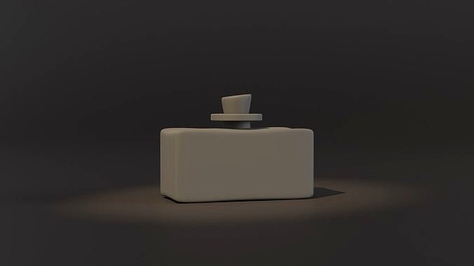 Rectangular Bottle Solid | 3D