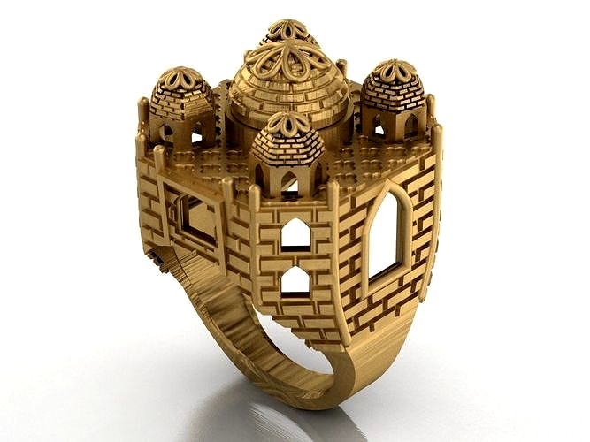 TAJ MAHAL ring-orginal design | 3D