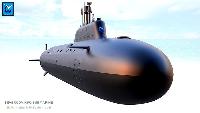 Severodvinsk Submarine 3D Print Model | 3D