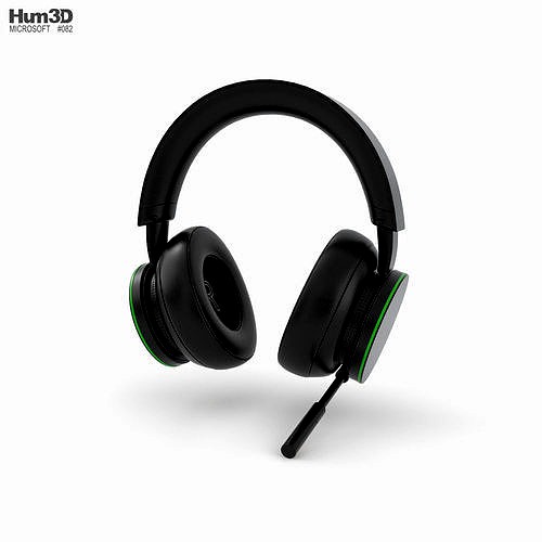 Microsoft Xbox Wireless Headset 3d model