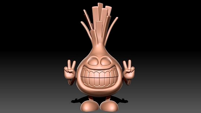 Onion cartoon | 3D