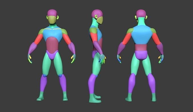 Stylized Male Basemesh