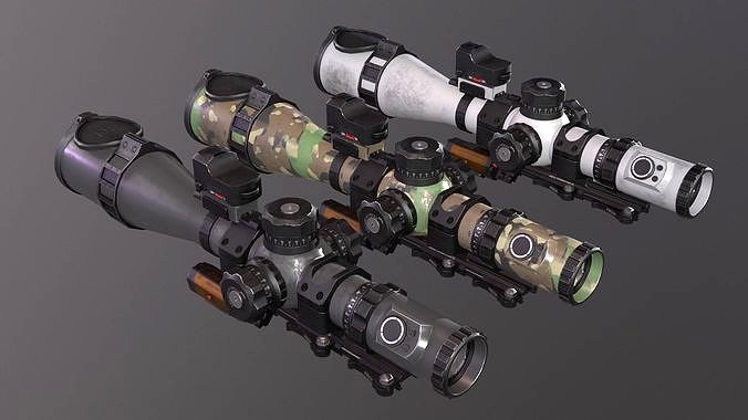 SCOPE  Game Ready Asset with 3 different skins