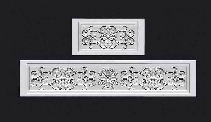 Islamic Tomb Patterned Panel Model for CNC  | 3D