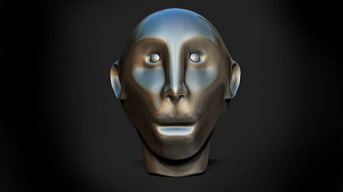 Monkey Head 3D Model