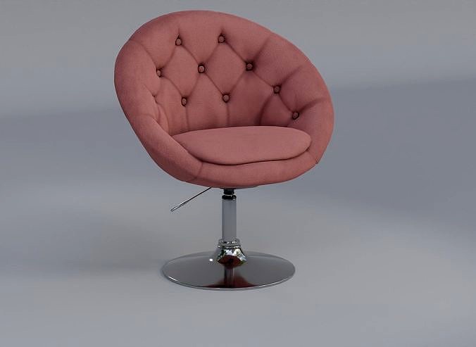 Velvet Round Accent Chair