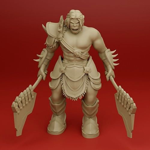 Half-Orc Berserker | 3D