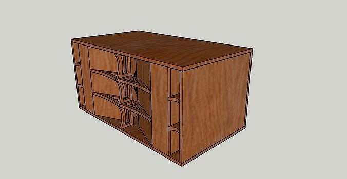 box speaker cannon 15 inch | 3D