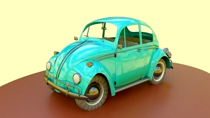 Volkswagen beetle blue