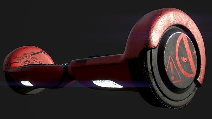 Hoverboard - Deadpool Themed Texture - Marvel