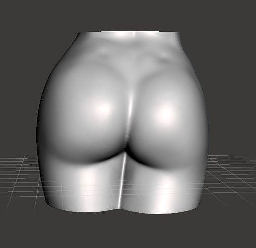 Female body butt | 3D