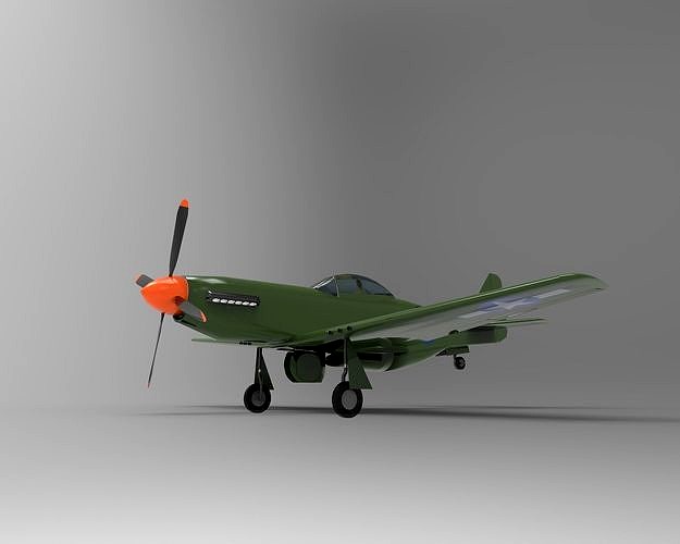 P 51 Mustang 3d Model 