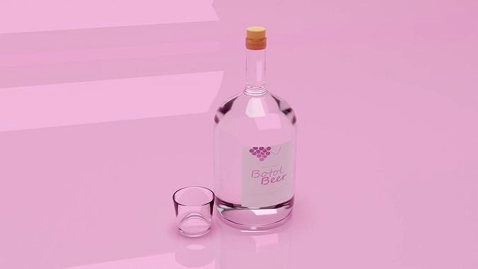 Bottle Low Poly