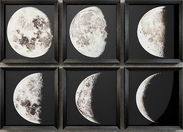 Restoration Hardware 1896 Moon photogravure prints